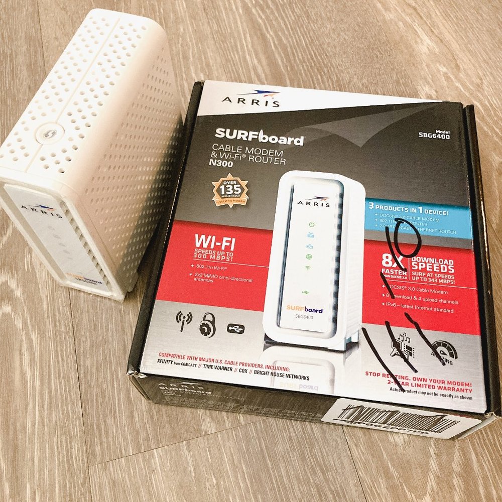 ARRIS SURFboard Cable Modem & Wi-Fi Router BG6400